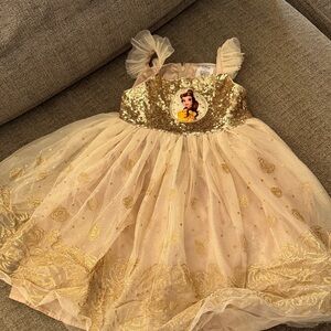 Disney Gold Sequin Princess Dress